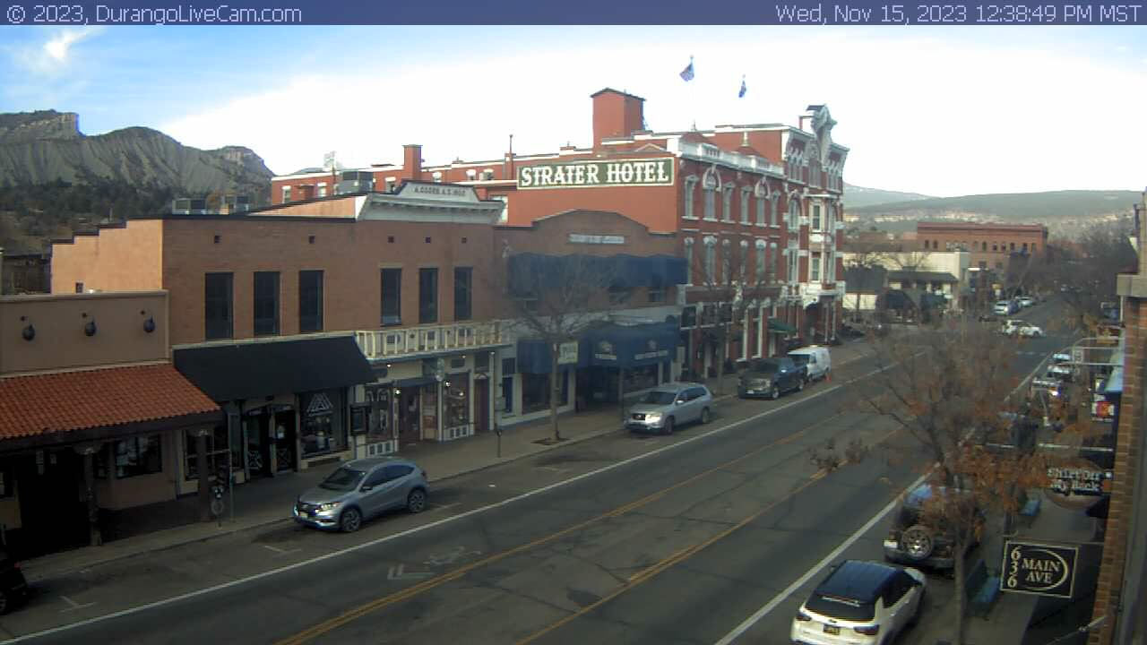 USA Durango Strater Hotel on Main Ave live camera